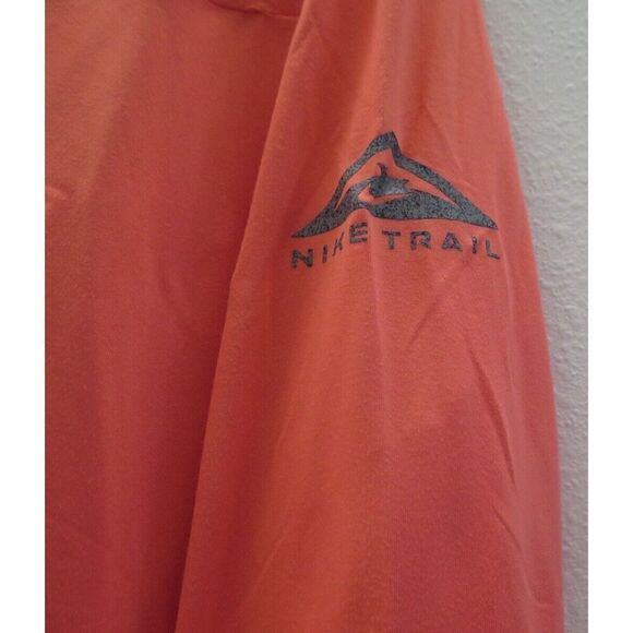 Nike Trail DC5217 858 Women's Sz L Orange Element Midlayer 1/4 Zip L/S Top - Picture 3 of 12
